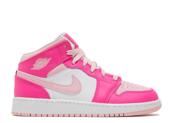 AIR JORDAN 1 MID GS FIERCE PINK