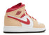AIR JORDAN 1 MID GS LIGHT CURRY CARDINAL RED