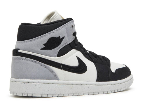 WMNS AIR JORDAN 1 MID SE LIGHT STEEL GREY CANVAS