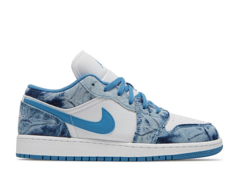 AIR JORDAN 1 LOW GS WASHED DENIM
