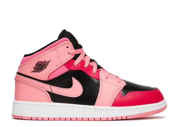 AIR JORDAN 1 MID GS CORAL CHALK