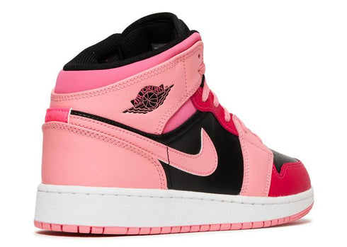 AIR JORDAN 1 MID GS CORAL CHALK