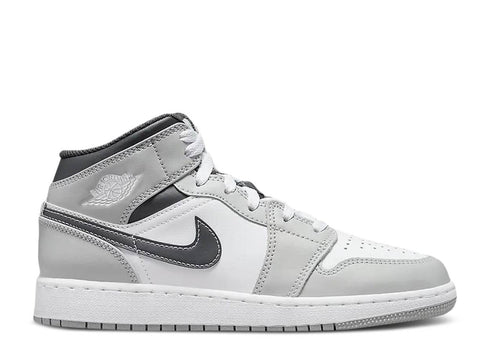 AIR JORDAN 1 MID GS LIGHT SMOKE GREY