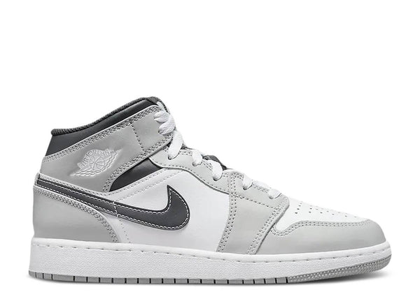 AIR JORDAN 1 MID GS LIGHT SMOKE GREY