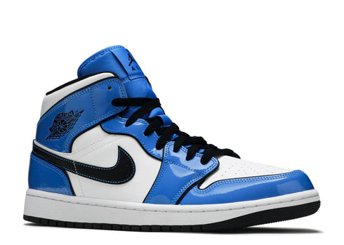 AIR JORDAN 1 MID SE SIGNAL BLUE GS
