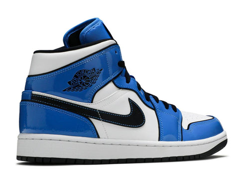 AIR JORDAN 1 MID SE SIGNAL BLUE GS