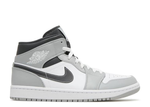 AIR JORDAN 1 MID LIGHT SMOKE GREY