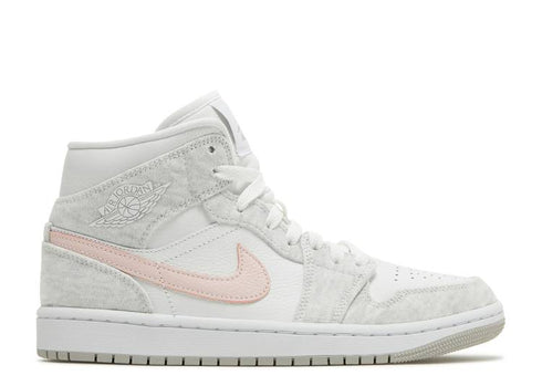 WMNS AIR JORDAN 1 MID SE LIGHT IRON ORE