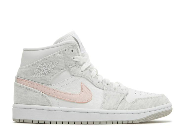 WMNS AIR JORDAN 1 MID SE LIGHT IRON ORE