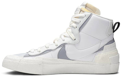 SACAI X BLAZER MID WHITE GREY