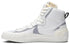 SACAI X BLAZER MID WHITE GREY
