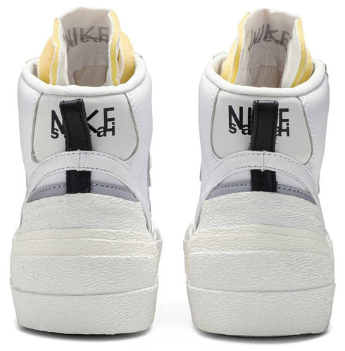 SACAI X BLAZER MID WHITE GREY