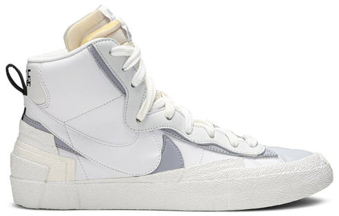 SACAI X BLAZER MID WHITE GREY