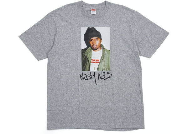 SUPREME NAS TEE HEATHER GREY