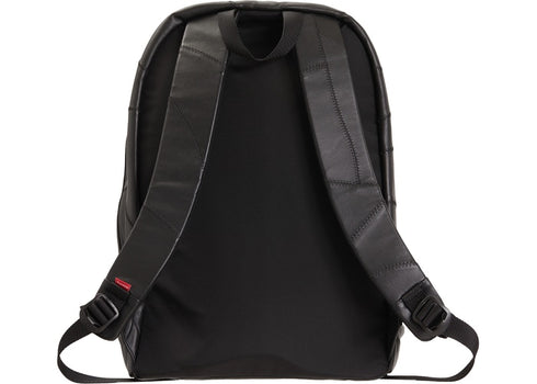 SUPREME PATCHWORK LEATHER BACKPACK BLACK