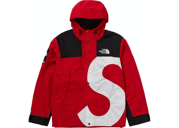 SUPREME TNF S LOGO MOUNTAIN JACKET RED