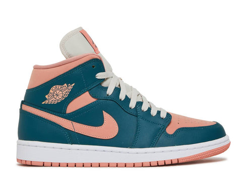 WMNS AIR JORDAN 1 MID DARK TEAL GREEN