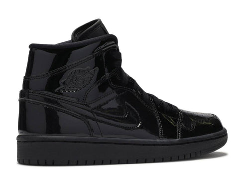 WMNS AIR JORDAN 1 MID PATENT SE TRIPLE BLACK