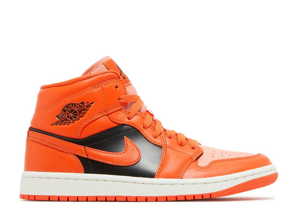 WMNS AIR JORDAN 1 MID SE RUSH ORANGE