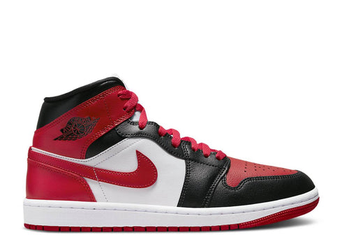 WMNS AIR JORDAN 1 MID ALTERNATE BRED TOE