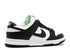 WMNS DUNK LOW NEXT NATURE BLACK WHITE