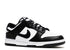 DUNK LOW BLACK WHITE
