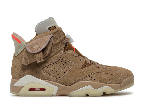 TRAVIS SCOTT X AIR JORDAN 6 RETRO KAKI BRITANNIQUE