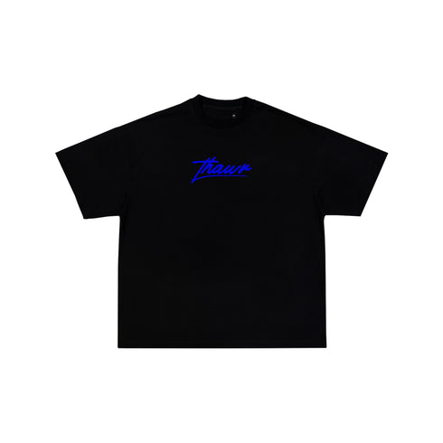 THAWR OG TEE BLACK & DARK BLUE