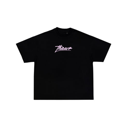 THAWR OG TEE BLACK & PINK