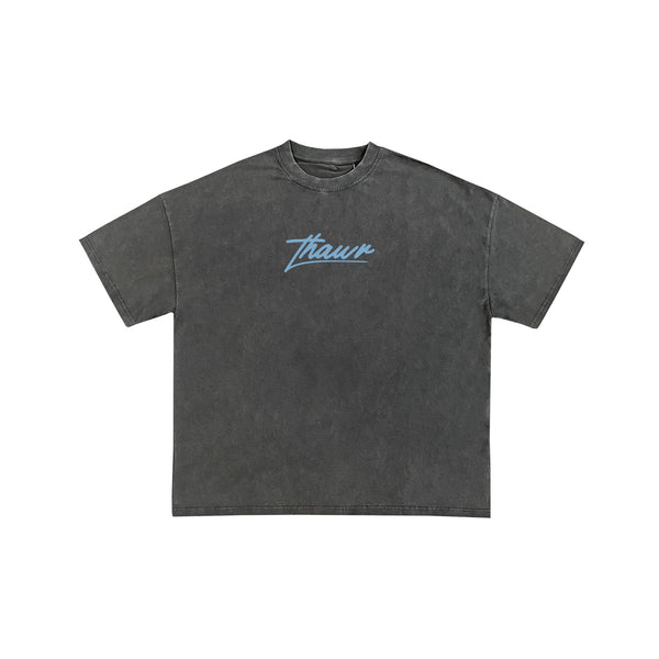 THAWR OG TEE GREY & LIGHT BLUE