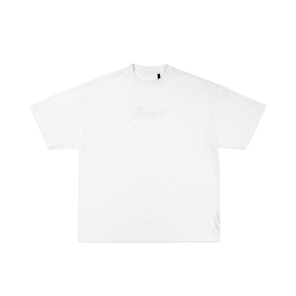 THAWR OG TEE WHITE & WHITE