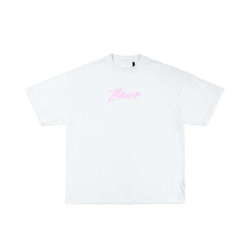 THAWR OG TEE WHITE & PINK