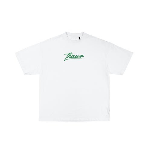 THAWR OG TEE WHITE & GREEN