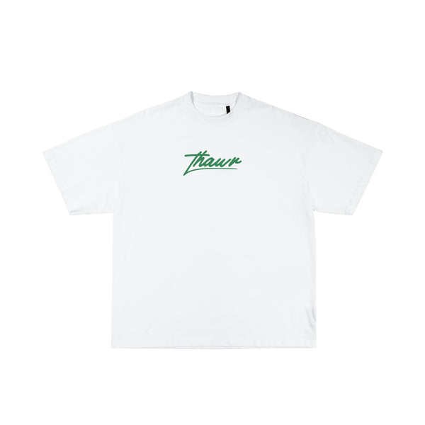THAWR OG TEE WHITE & GREEN