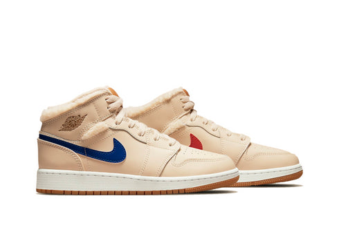 AIR JORDAN 1 MID UTILITY GS FLEECE